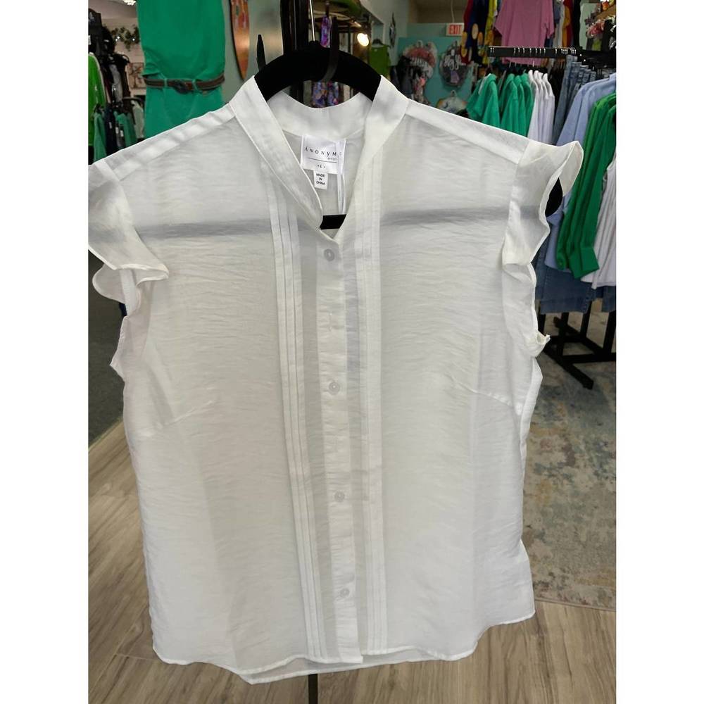 NEW ANONYME women's tencel shirt in white